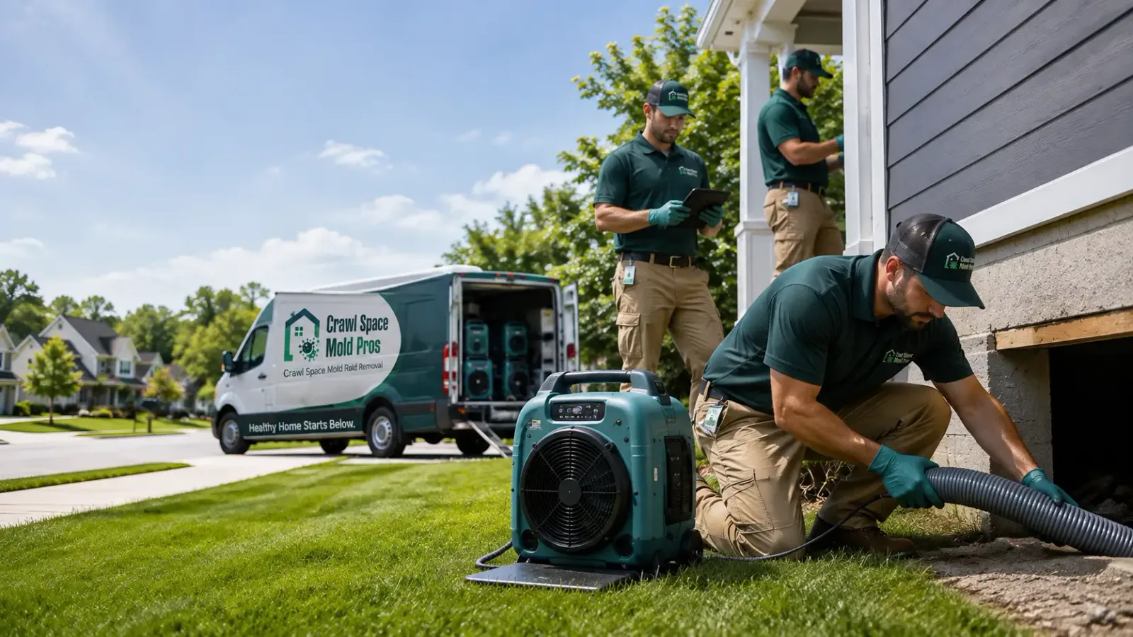 Crawl Space Mold Removal in Levittown, NY